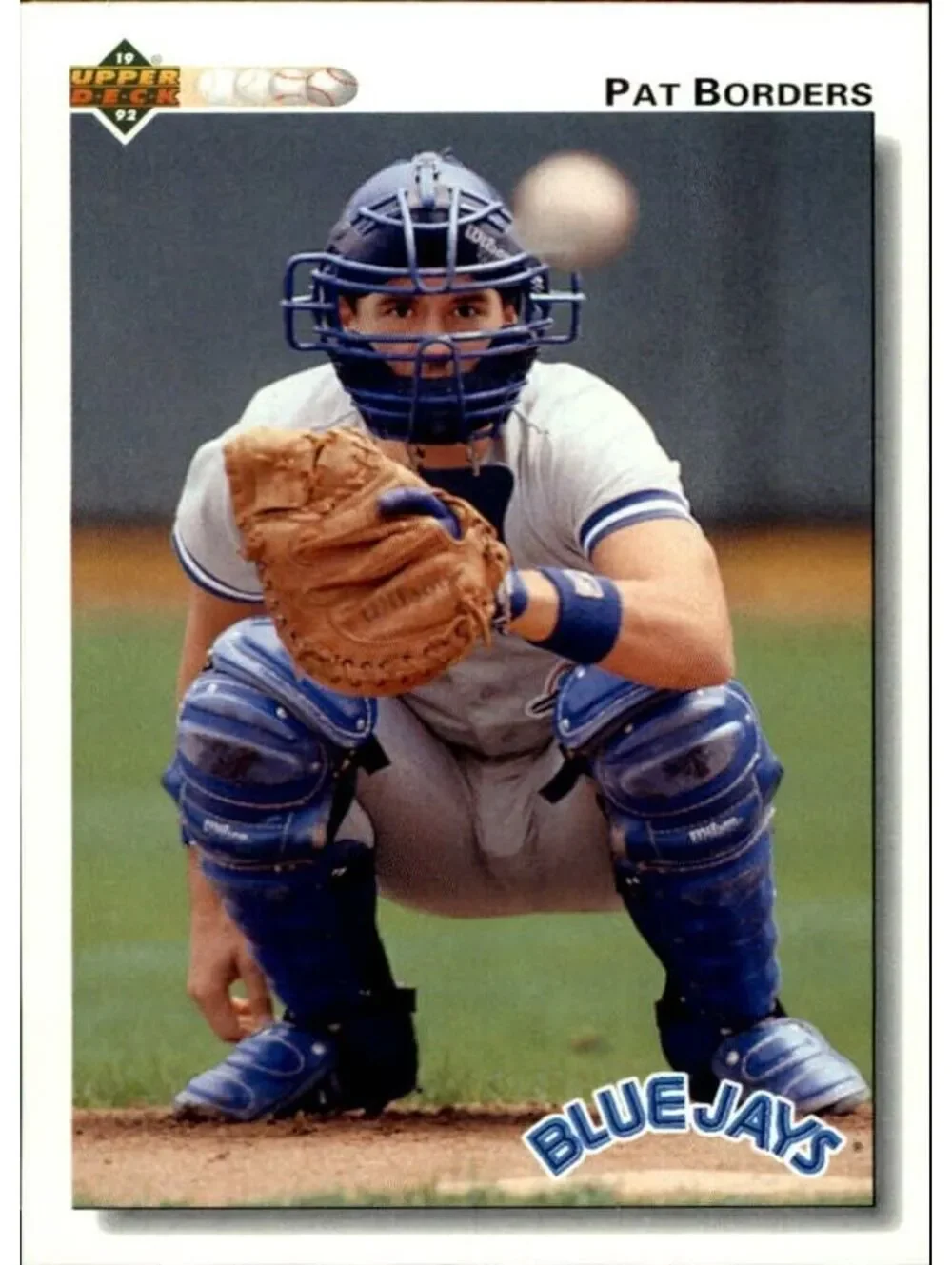Pat Borders 1992 Upper Deck MLB #140 Baseball Card Toronto Blue Jays